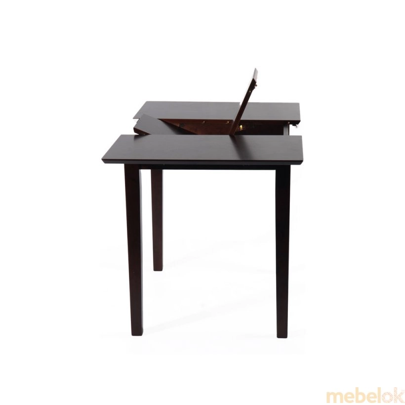 стол с видом в обстановке (Стол обеденный Монреаль 90/120х70х75 см)