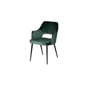 Стул Вилсон Металл сиденье Ткань 500x650x920 зеленый