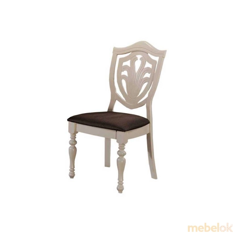 стул с видом в обстановке (Стул Орландо белый)