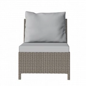 Модульний диван прямий Eco Line 65х80.5х78 з м'яким сидінням і подушкою