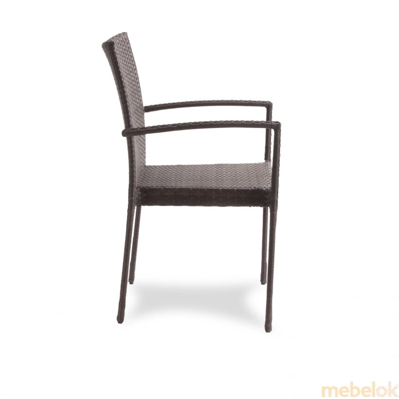 стул с видом в обстановке (Стул Eco Line Horega 56х55х85 с мягким сидением)