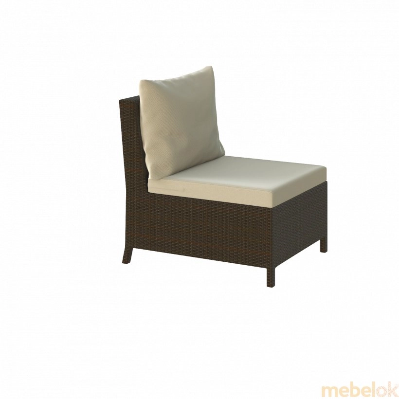 мягкое кресло с видом в обстановке (Кресло Eco Line 100х80х79 с мягким сидением и подушкой)