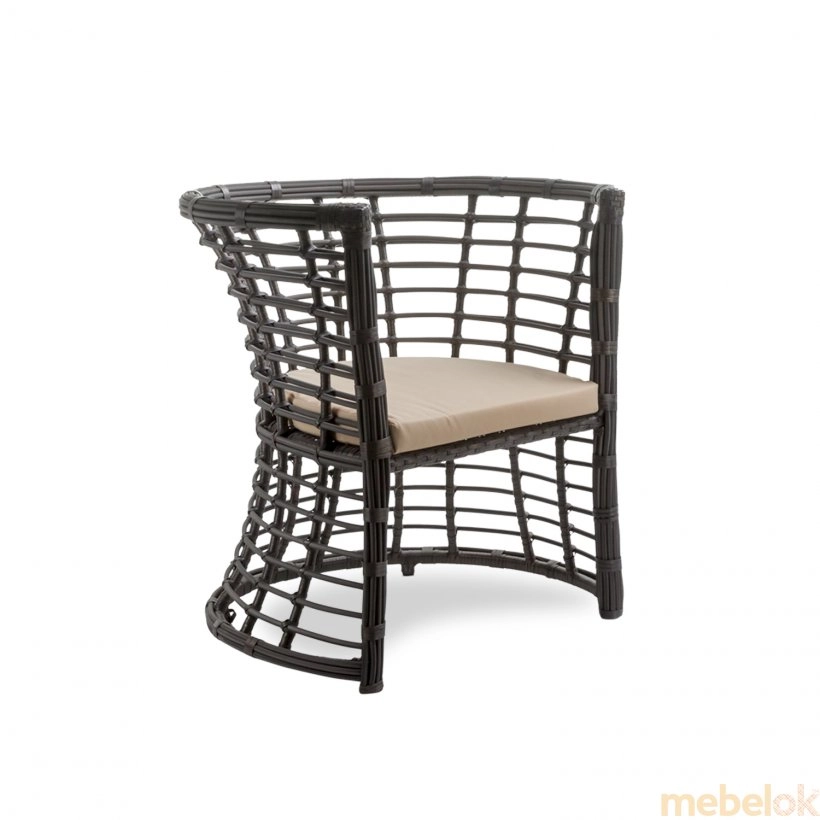 стул с видом в обстановке (Кресло Kailash без текстиля)