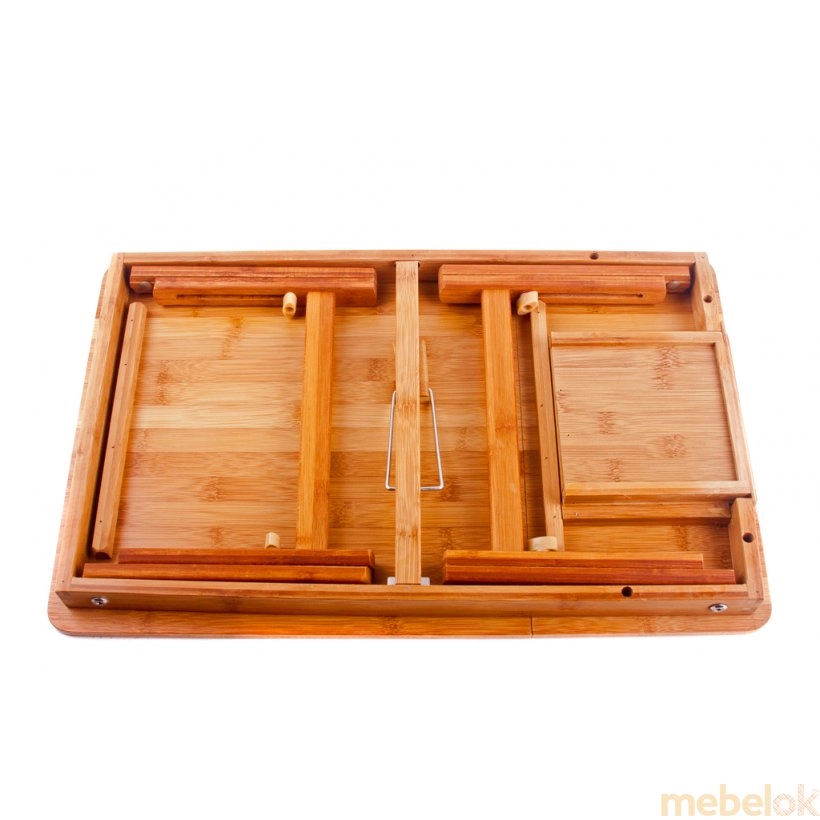 стіл з виглядом в обстановці (Бамбуковий столик для ноутбука T27)