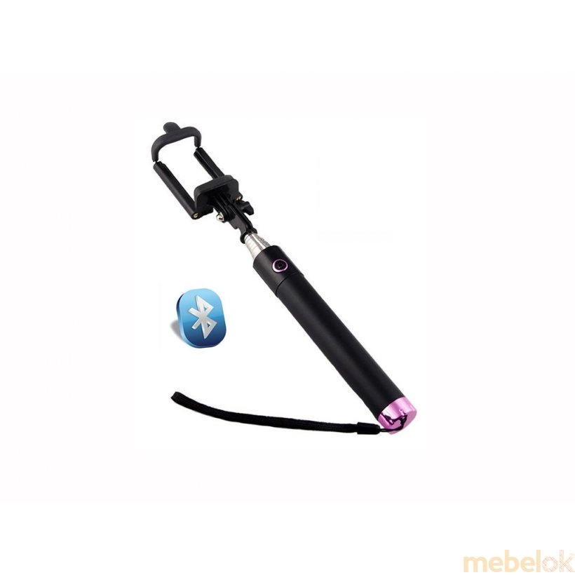 Селфи монопод со встроенным Bluetooth SS26 Pink