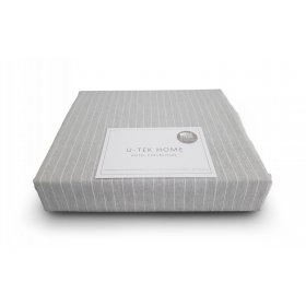 Постельный комплект U-TEK Hotel Collection Cotton Stripe Grey-White