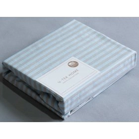 Наволочка Cotton Stripe Blue-Grey 30 50x70