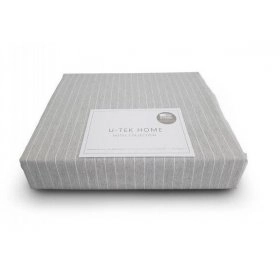 Наволочка Cotton Stripe Grey-White 60x60