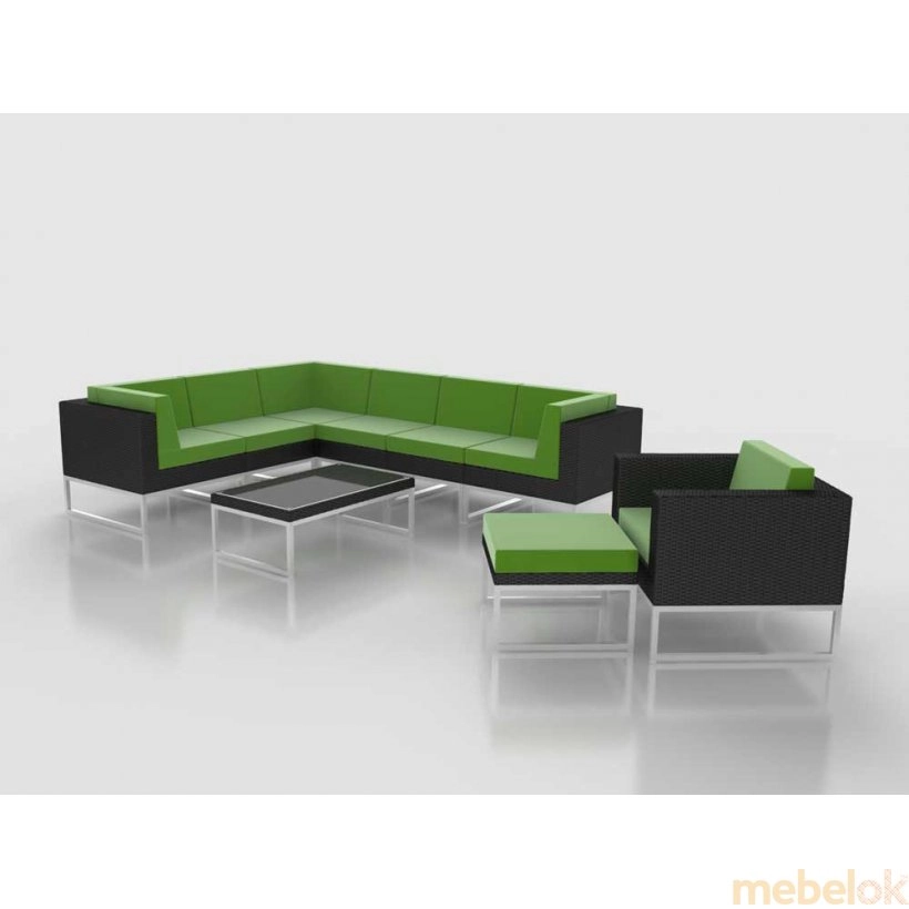 Комплект мебели из искусственного ротанга MODERN XXL с другого ракурса