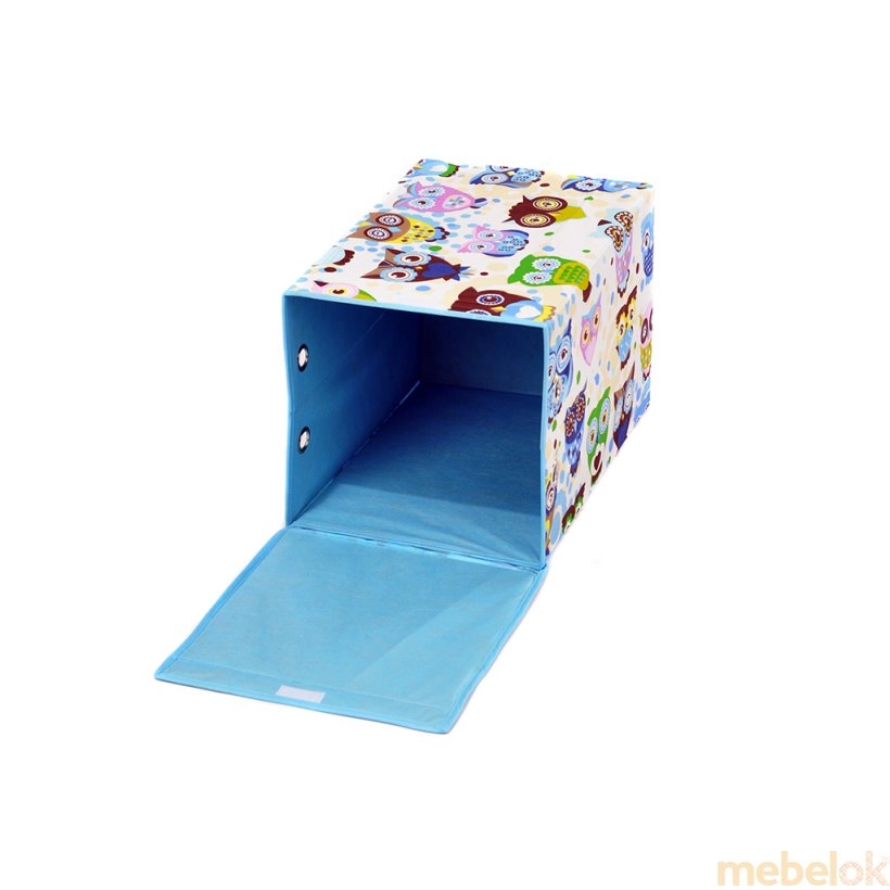 игровую мебель с видом в обстановке (Детский ящик из хлопка для игрушек в ассортименте)