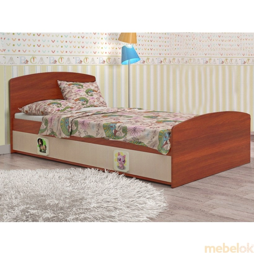 кровать с видом в обстановке (Кровать детская 3 в 1)