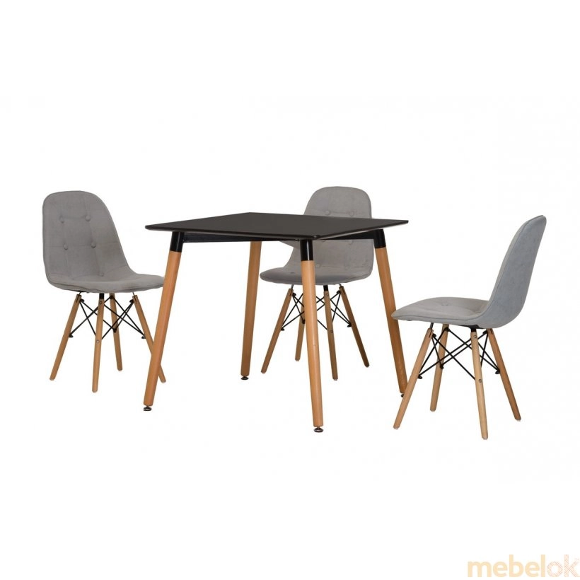 Стол обеденный TM-30 черный от фабрики Vetro Mebel (Ветро мебель)