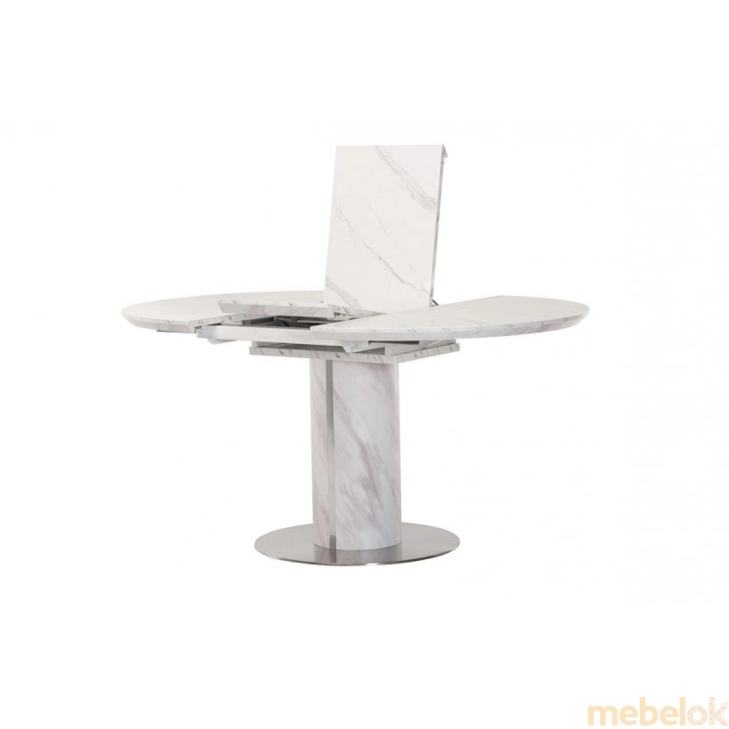 Стол TML-670 белый мрамор от фабрики Vetro Mebel (Ветро мебель)