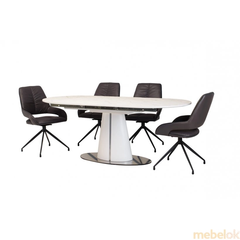 (Стол TМL-800 белый) Vetro Mebel (Ветро мебель)