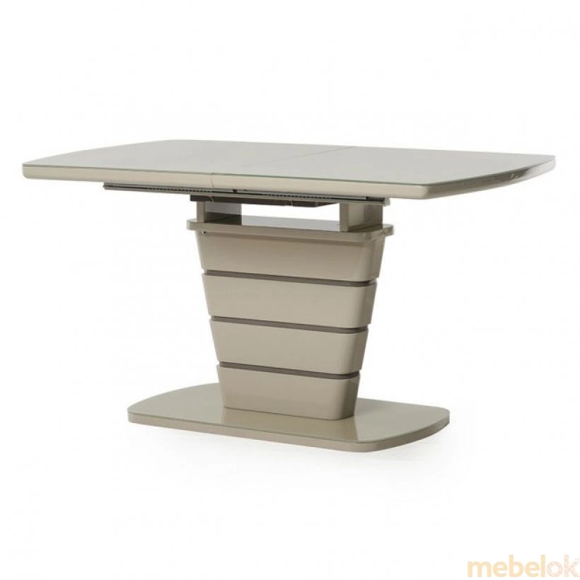 Стол МДФ+стекло TM-59 капучино-латте от фабрики Vetro Mebel (Ветро мебель)