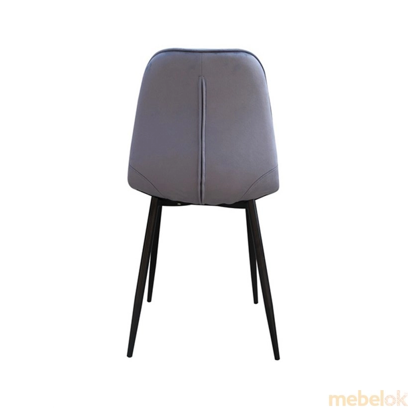 стул с видом в обстановке (Стул M-01-3 серый вельвет)