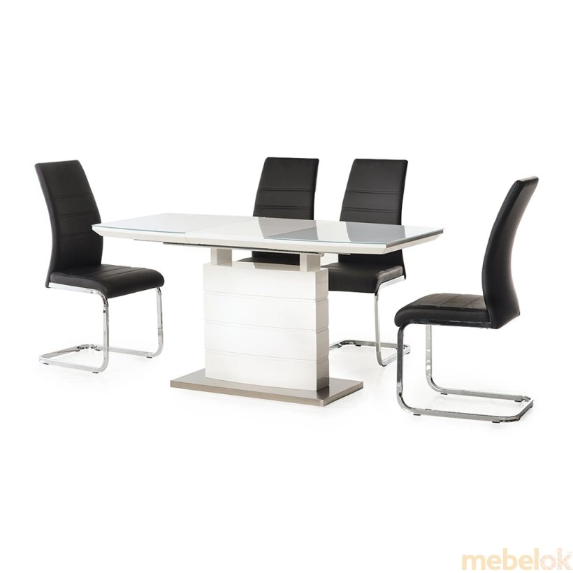 Стол TM-50-2 белый+белый от фабрики Vetro Mebel (Ветро мебель)