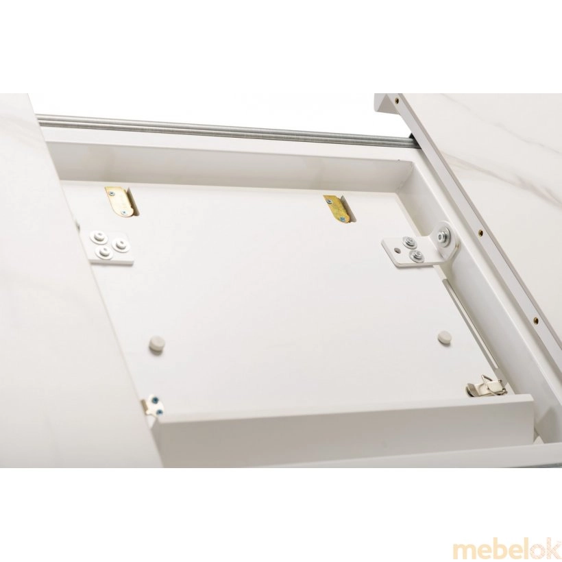 (Стол керамический TML-850 белый мрамор) Vetro Mebel (Ветро мебель)