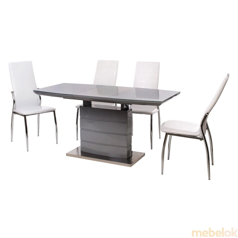 Стол TM-50-2 светло серый от фабрики Vetro Mebel (Ветро мебель)