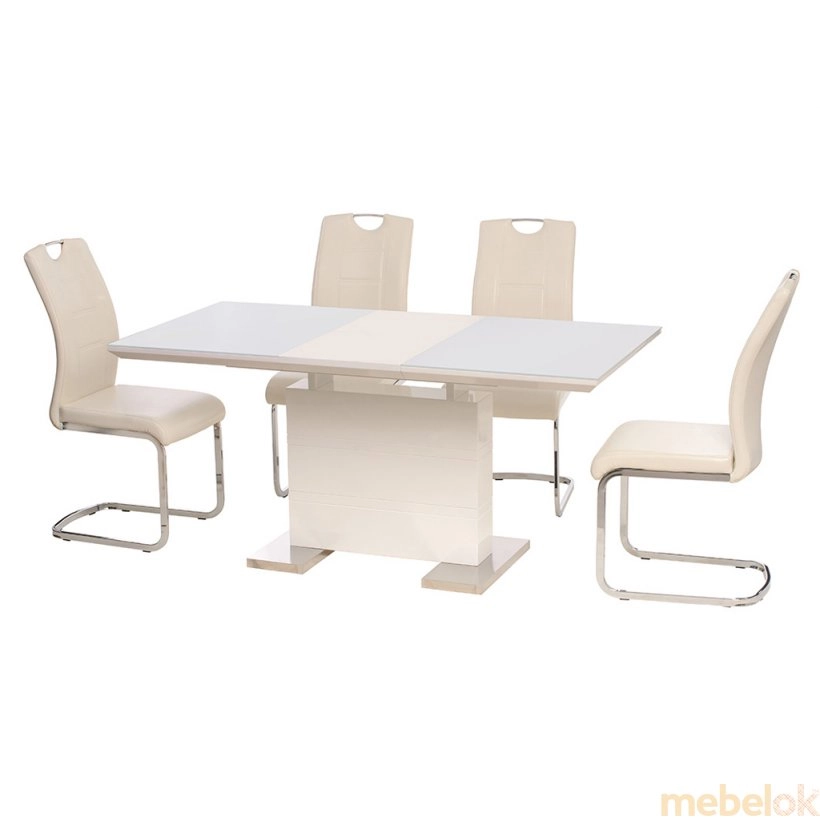 Стол TM-61 белый от фабрики Vetro Mebel (Ветро мебель)