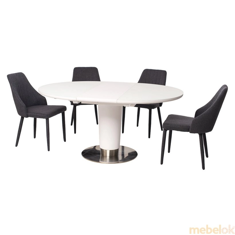 стіл з виглядом в обстановці (Стіл TML-518 білий)
