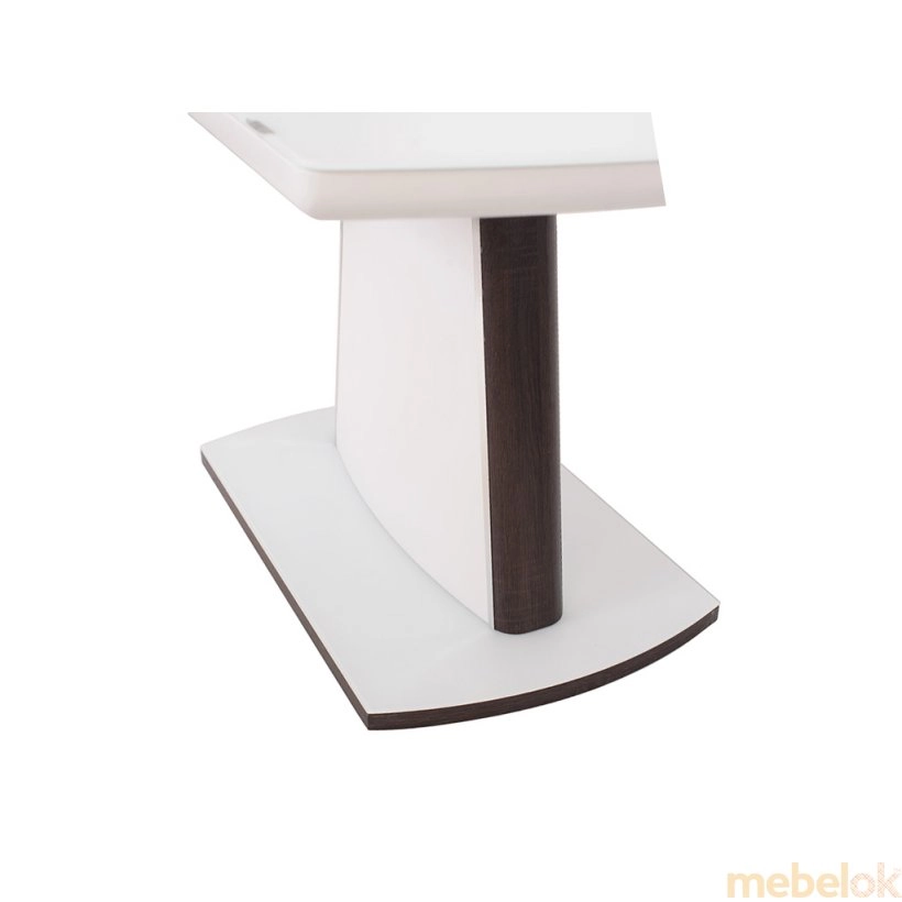 стол с видом в обстановке (Стол TML-520 белый+венге)