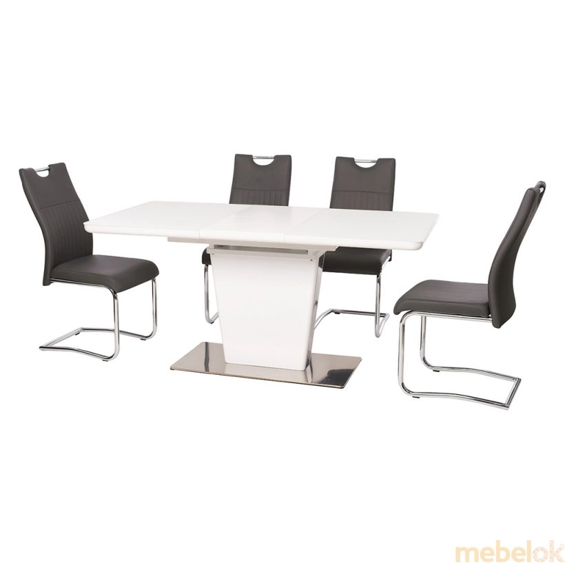 Стол TML-555-1 белый от фабрики Vetro Mebel (Ветро мебель)