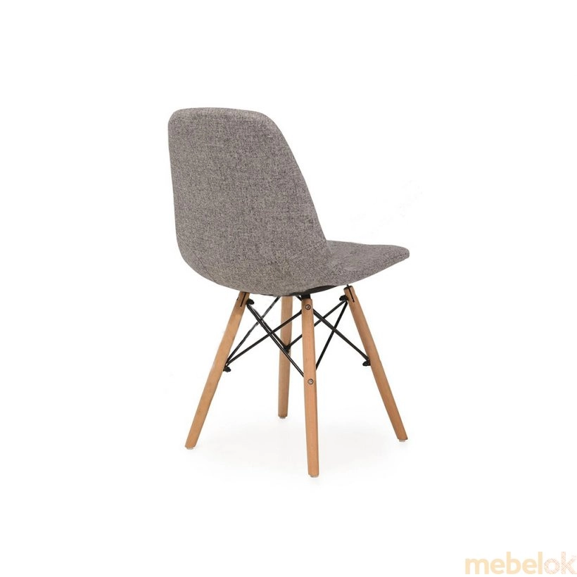 стілець з виглядом в обстановці (Стілець M-01 сірий (тканина))