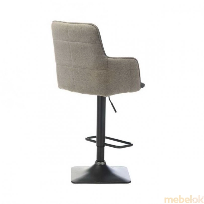 стул с видом в обстановке (Стул B-98 серый + серый антик)