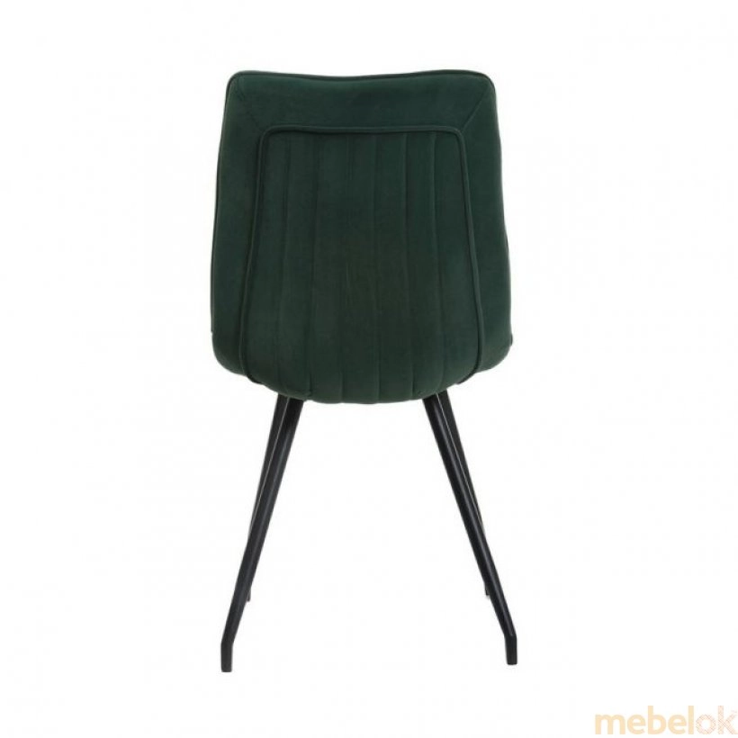 стул с видом в обстановке (Стул N-76 тёмно-зелёный)