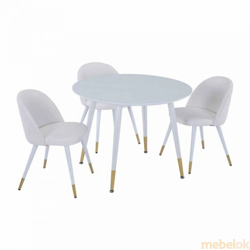 (Стіл TM-99 білий) Vetro Mebel (Ветро мебель)