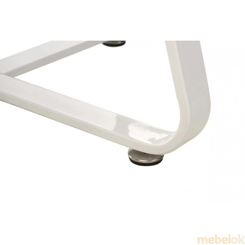 (Стол обеденный T-308 белый) Vetro Mebel (Ветро мебель)