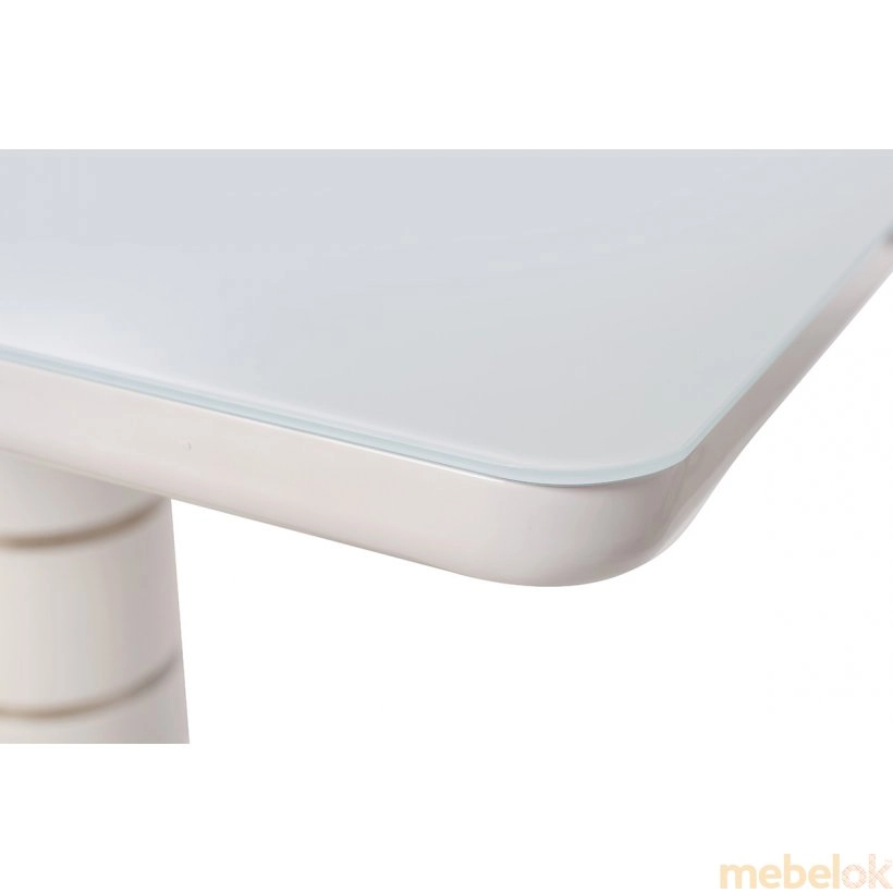 стол с видом в обстановке (Стол TM-52-1 белый+белый)