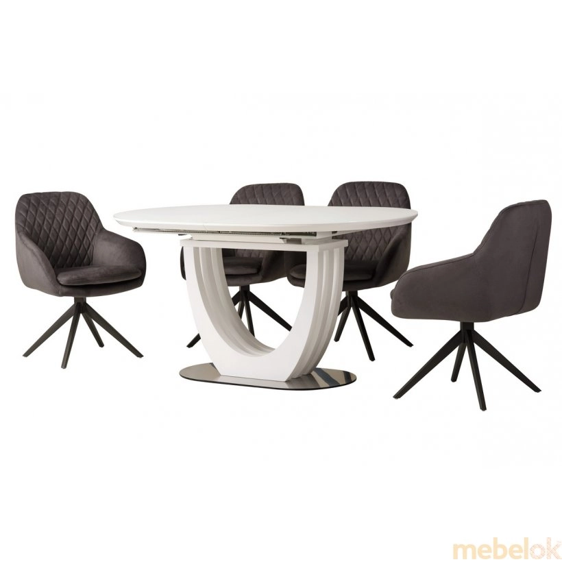 (Стол TМL-760 матовый белый) Vetro Mebel (Ветро мебель)