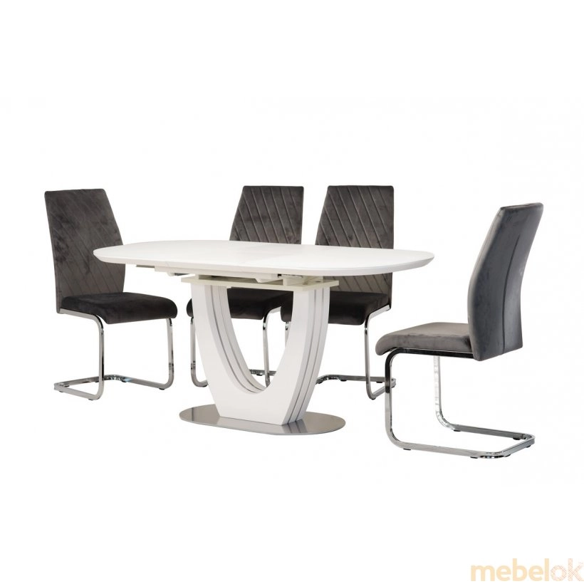 (Стол TML-765-1 белый) Vetro Mebel (Ветро мебель)
