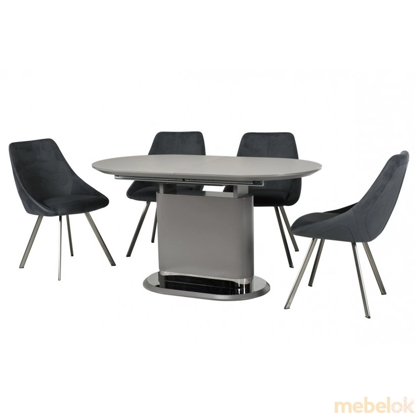 стіл з виглядом в обстановці (Стіл TMM-56 сірий)