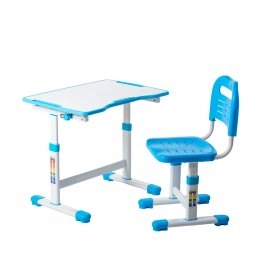 Комплект парта и стул растущие Sole II Blue