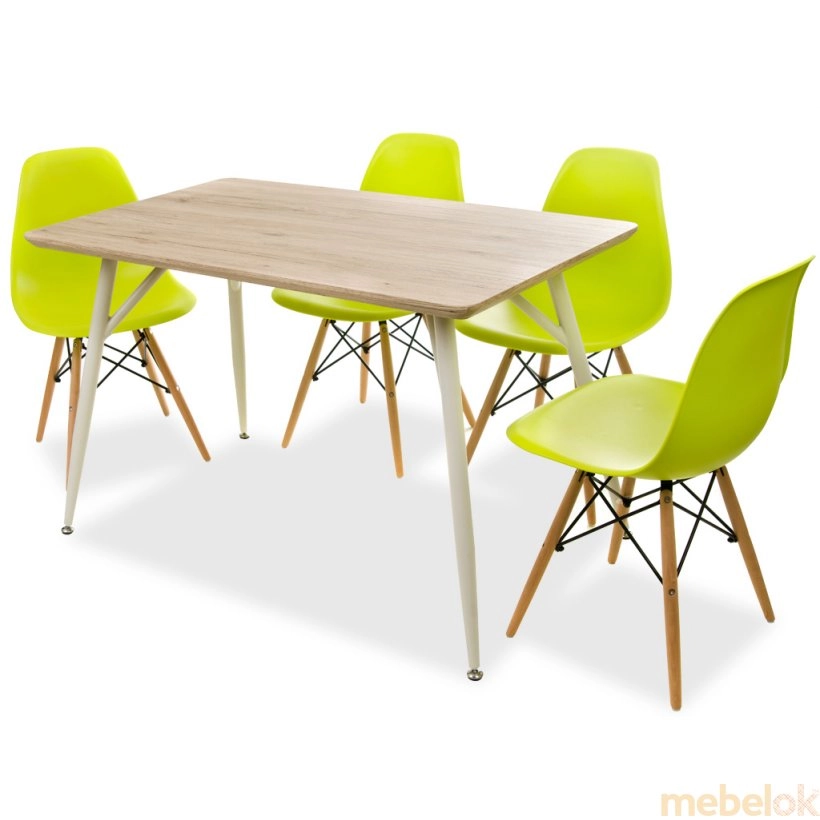 Деревянный стол TM-43 дуб сонома от фабрики Vetro Mebel (Ветро мебель)