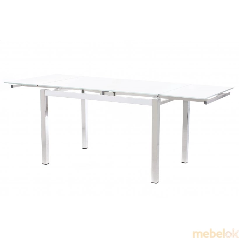 Обідній стіл T-231-5 сніжно-білий від фабрики Vetro Mebel (Ветро мебель)