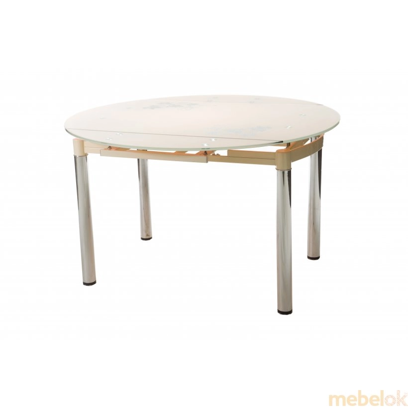 Обеденный стол T-282-2 кремовый от фабрики Vetro Mebel (Ветро мебель)