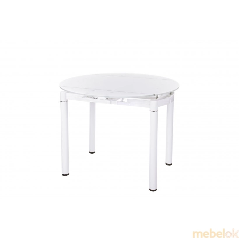 Обеденный стол T-282 снежно-белый от фабрики Vetro Mebel (Ветро мебель)
