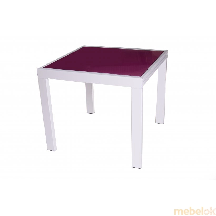 Обеденный стол TC-100 пурпурный от фабрики Vetro Mebel (Ветро мебель)