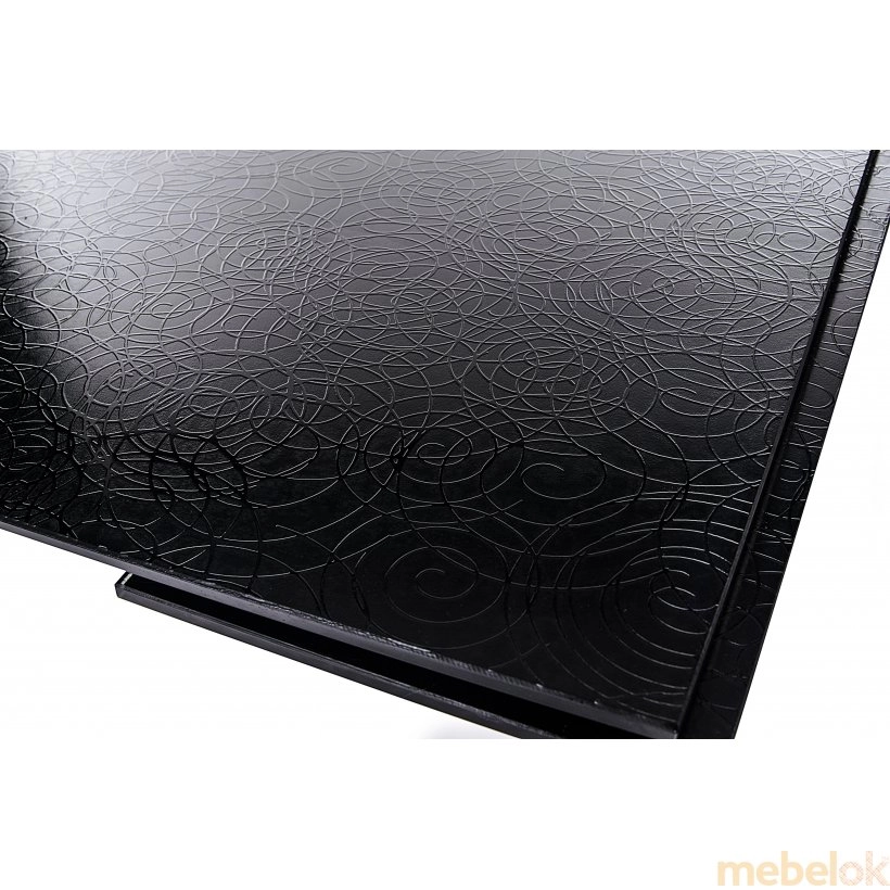 (Обеденный стол TN-40 черный) Vetro Mebel (Ветро мебель)