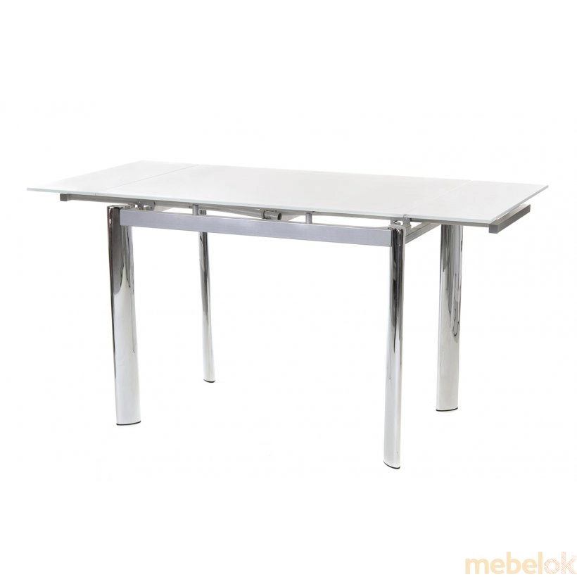 стол с видом в обстановке (Обеденный стол TN-40 снежно-белый)