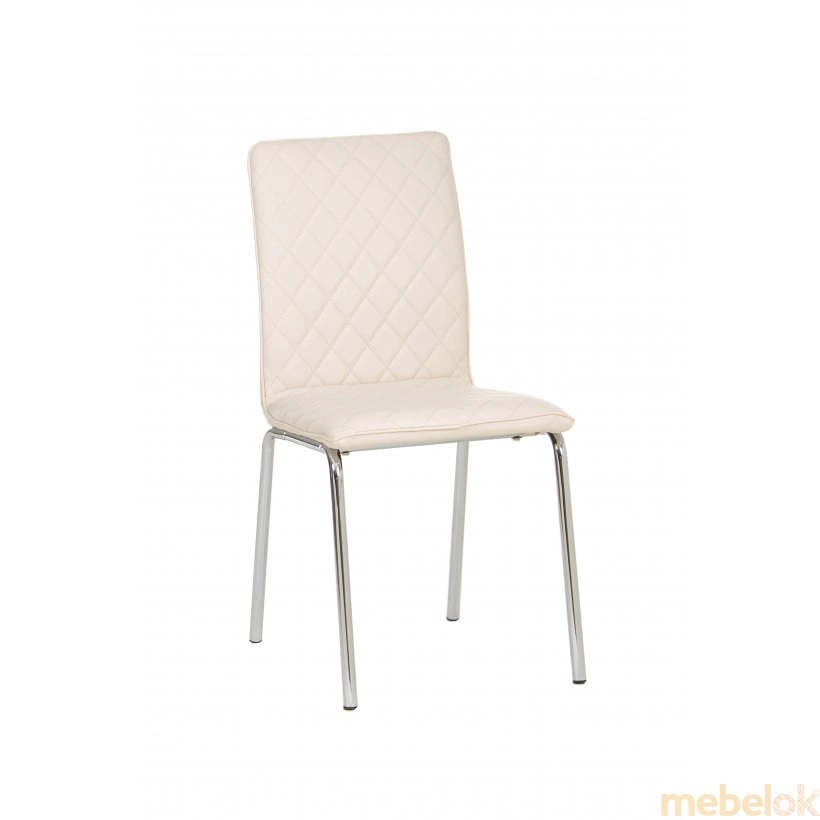 (Комплект стол T-222 кремовый + 2 стула N-83 бежевый) Vetro Mebel (Ветро мебель)