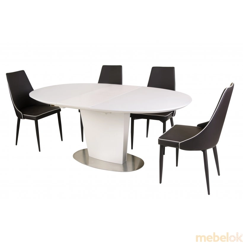 Стол обеденный TM-510 белый от фабрики Vetro Mebel (Ветро мебель)