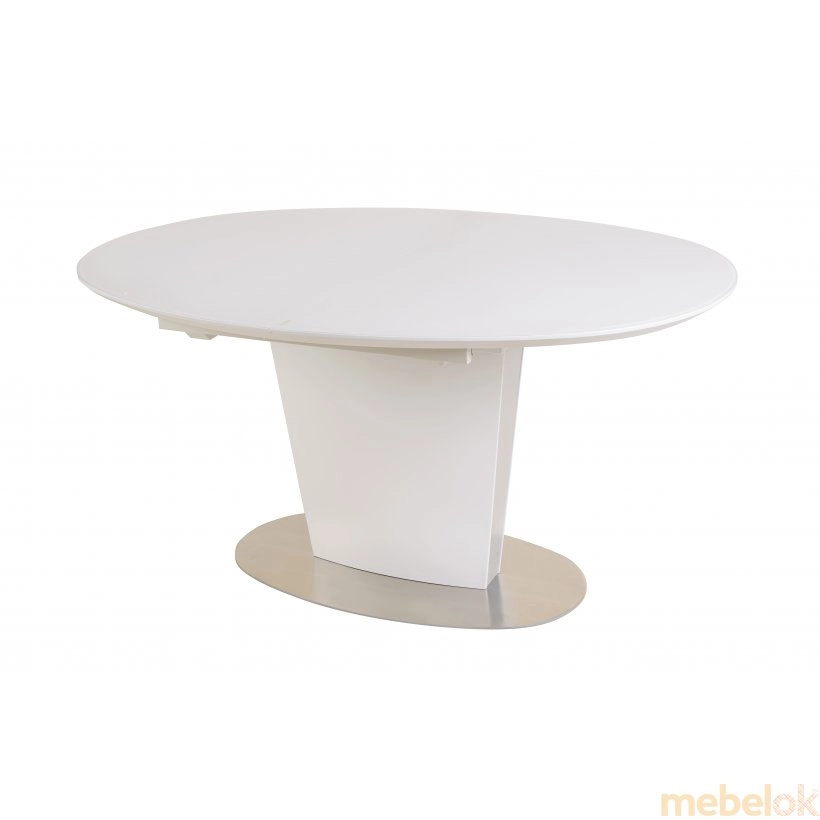 стол с видом в обстановке (Стол обеденный TM-510 белый)