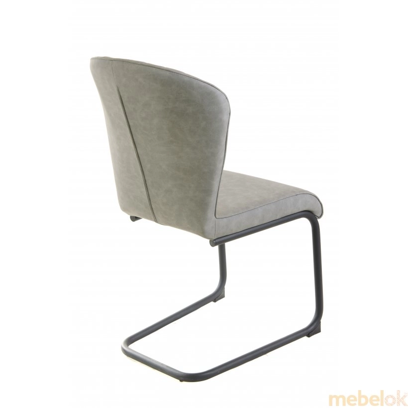 стул с видом в обстановке (Стул S-209 структурный серый)