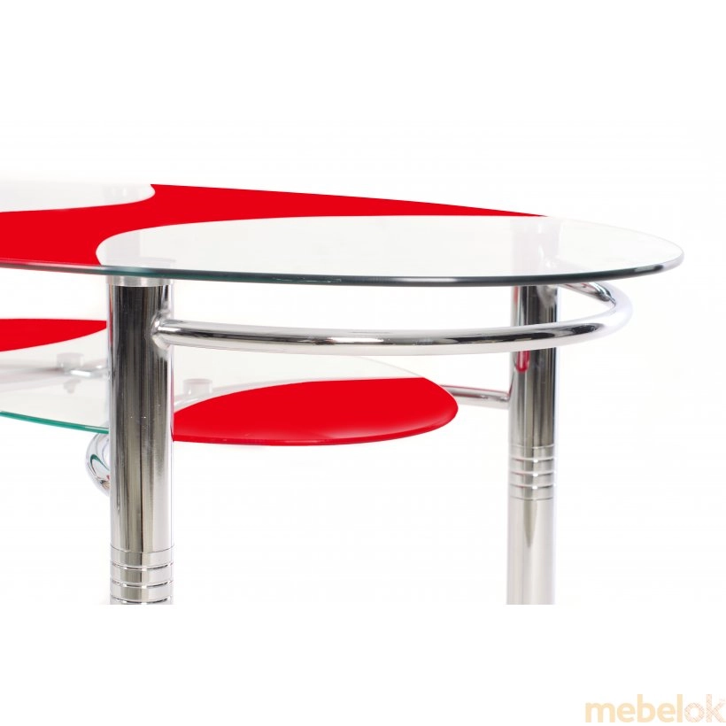 Стол обеденный T-211 красный от фабрики Vetro Mebel (Ветро мебель)