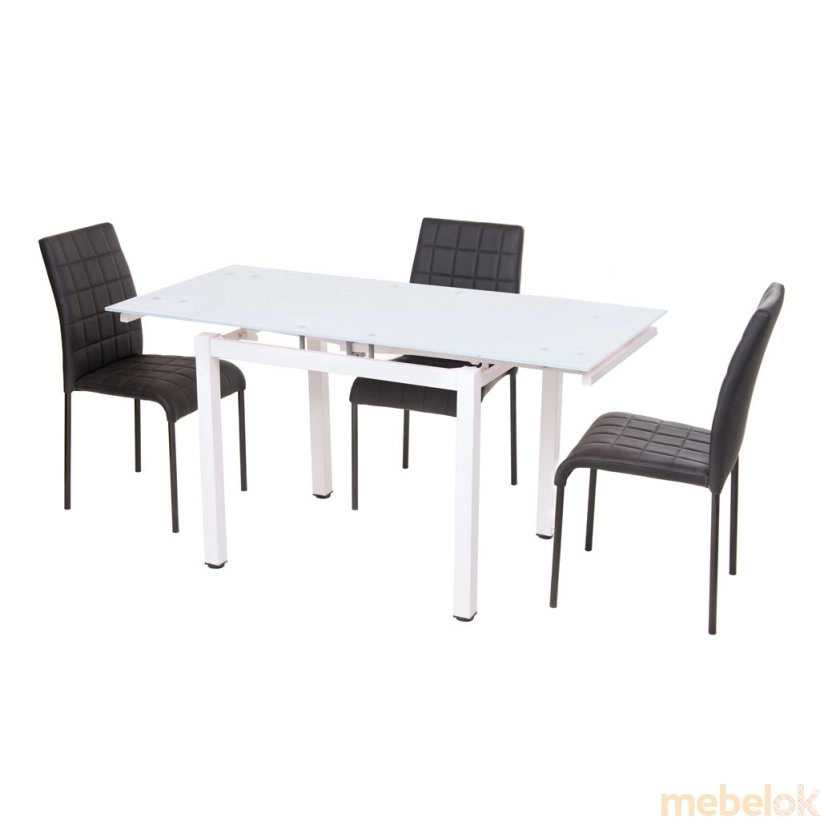 Стол обеденный T-231-8 белый от фабрики Vetro Mebel (Ветро мебель)